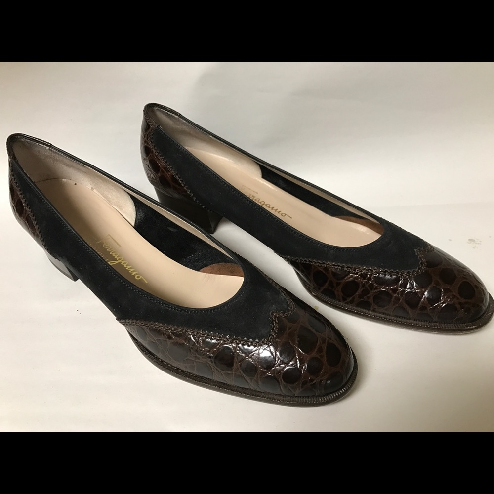 Salvatore Ferragamo Marrone Women's Shoes Size 8